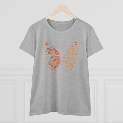 Butterfly of Love Women's Cotton T-Shirt