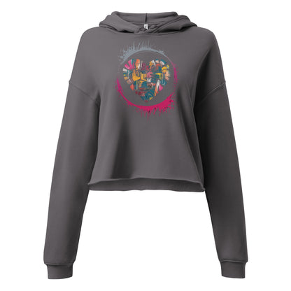 Street Heart Crop Hoodie